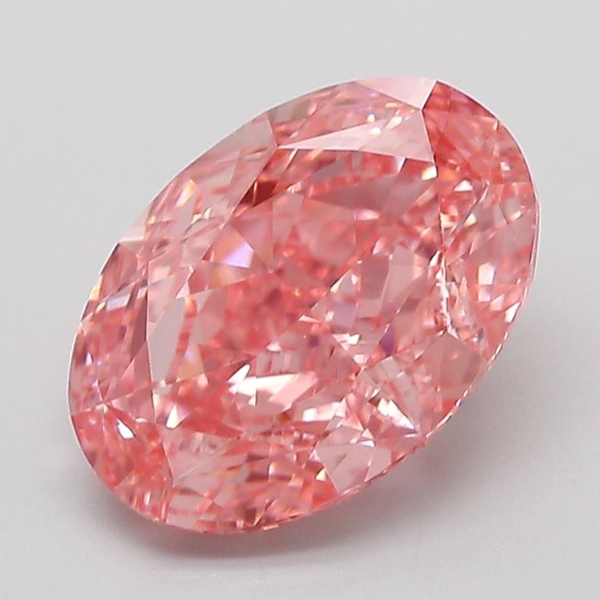 3.02 ct. oval Lab Grown Diamond front image