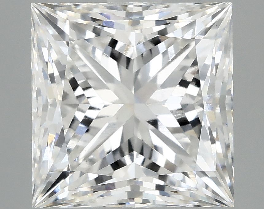 4.19 ct. princess Lab Grown Diamond front image