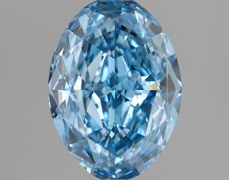1.76 ct. oval Lab Grown Diamond front image
