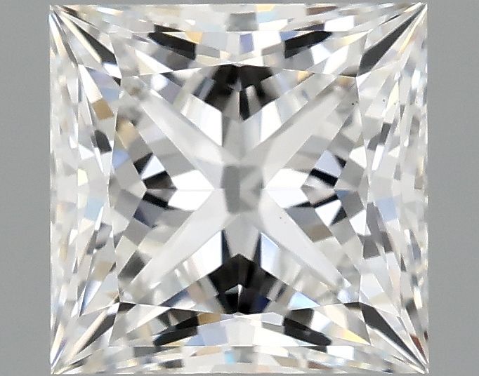 2.10 ct. princess Lab Grown Diamond front image