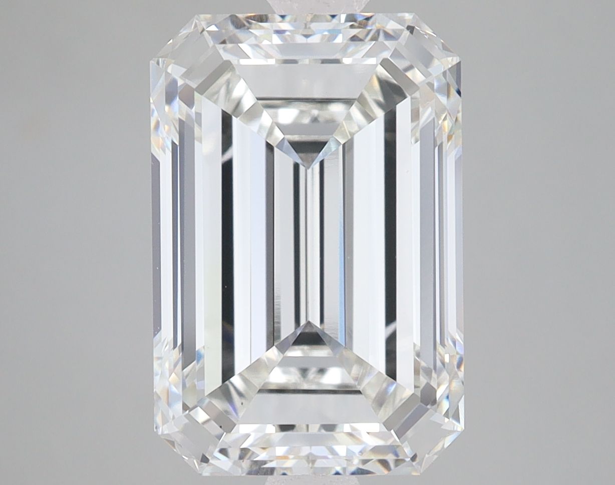 6.03 ct. emerald Lab Grown Diamond front image
