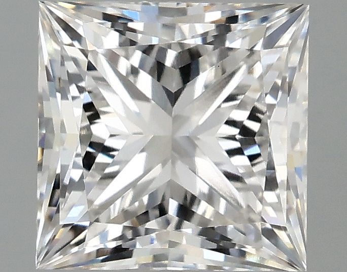 2.10 ct. princess Lab Grown Diamond front image