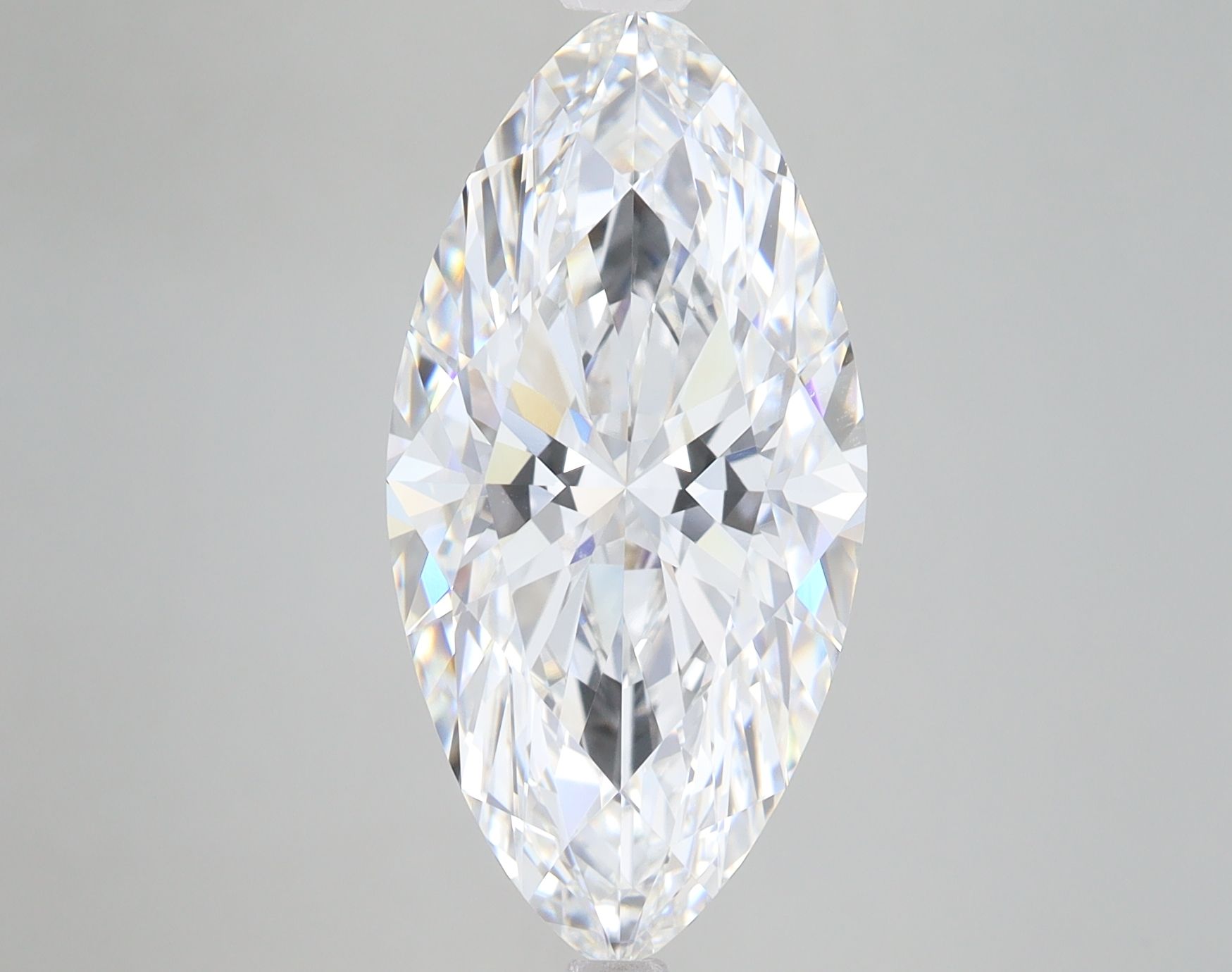 6.10 ct. oval Lab Grown Diamond front image