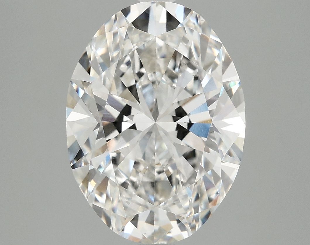 3.92 ct. oval Lab Grown Diamond front image