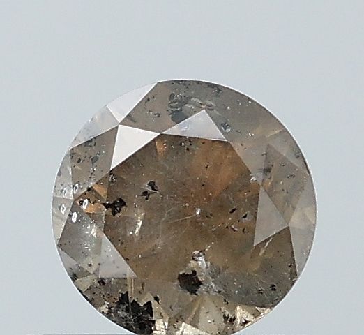 0.49 Carat Round Diamond Salt and Pepper VVS2