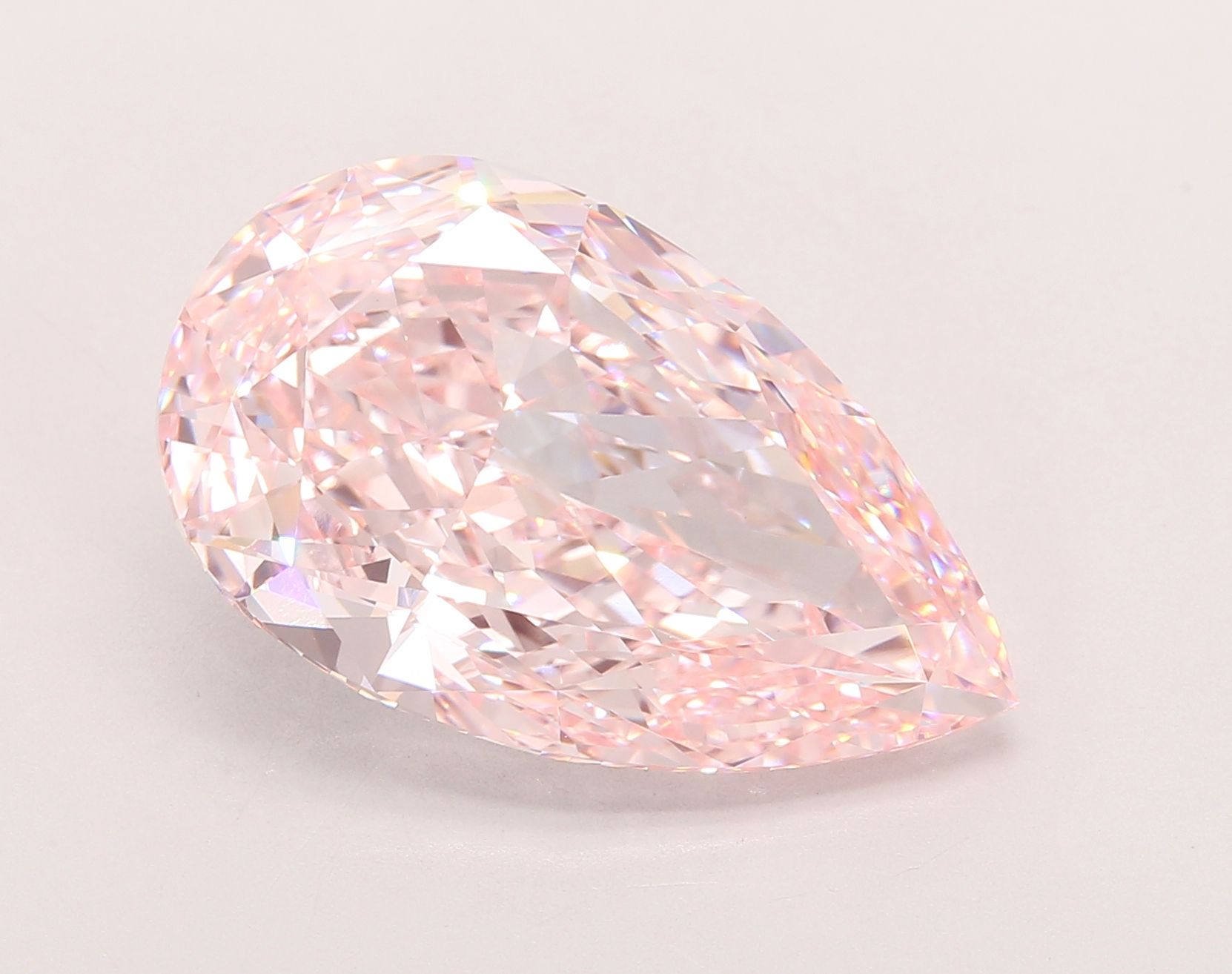 13.68 ct. pear Lab Grown Diamond front image