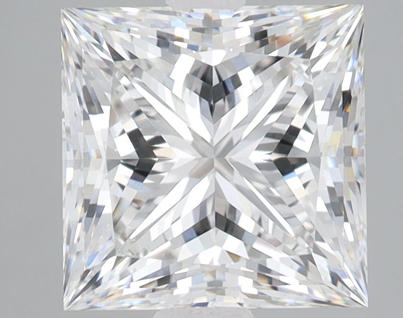 3.89 ct. princess Lab Grown Diamond front image