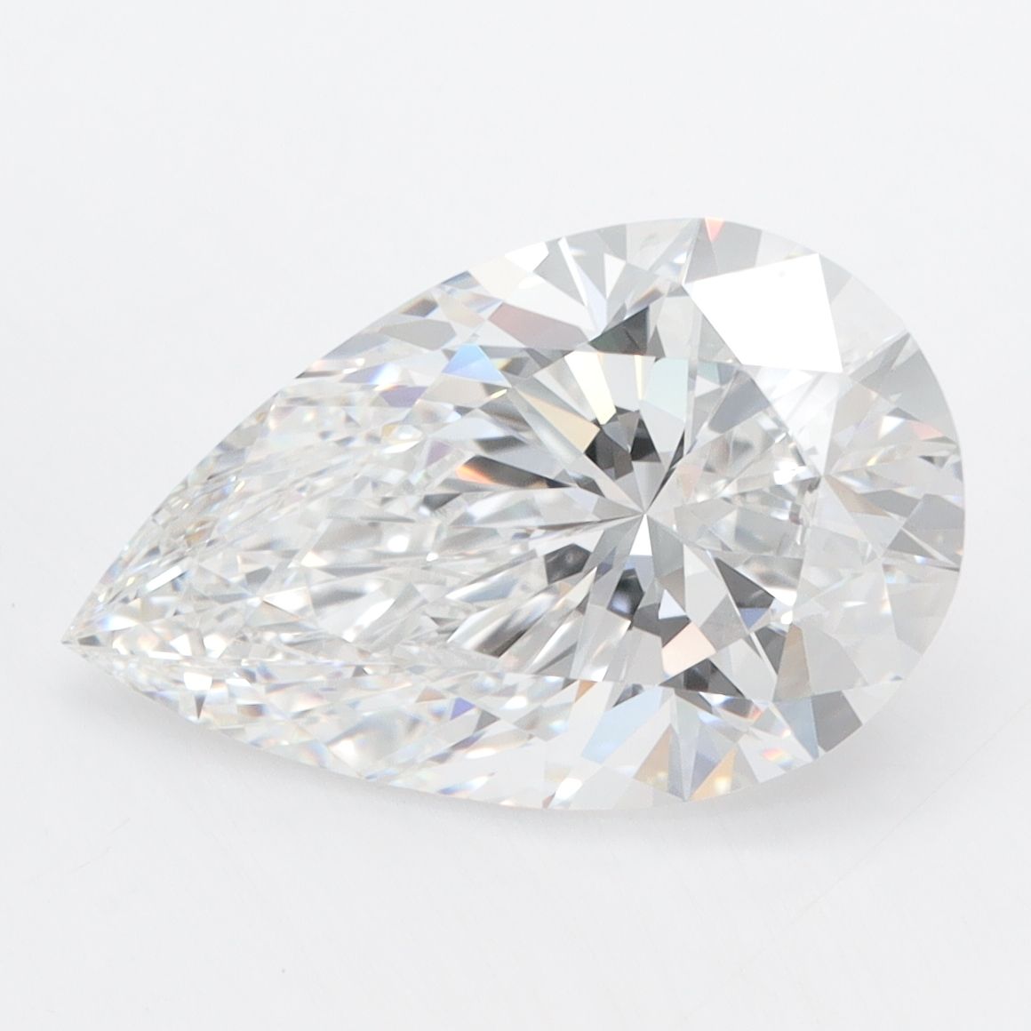 Diament LG gruszka, 4.1 ct, E, VVS1