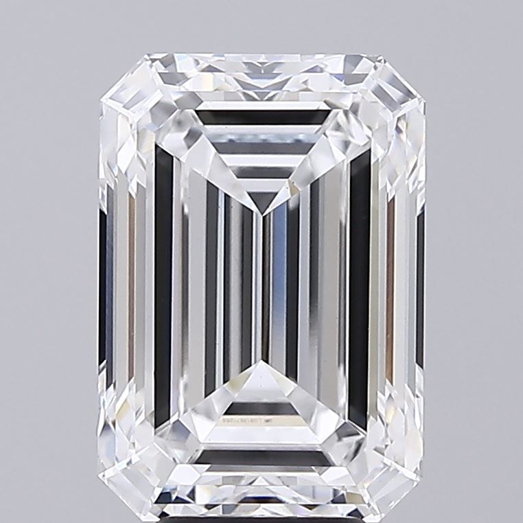 6.23 ct. emerald Lab Grown Diamond front image
