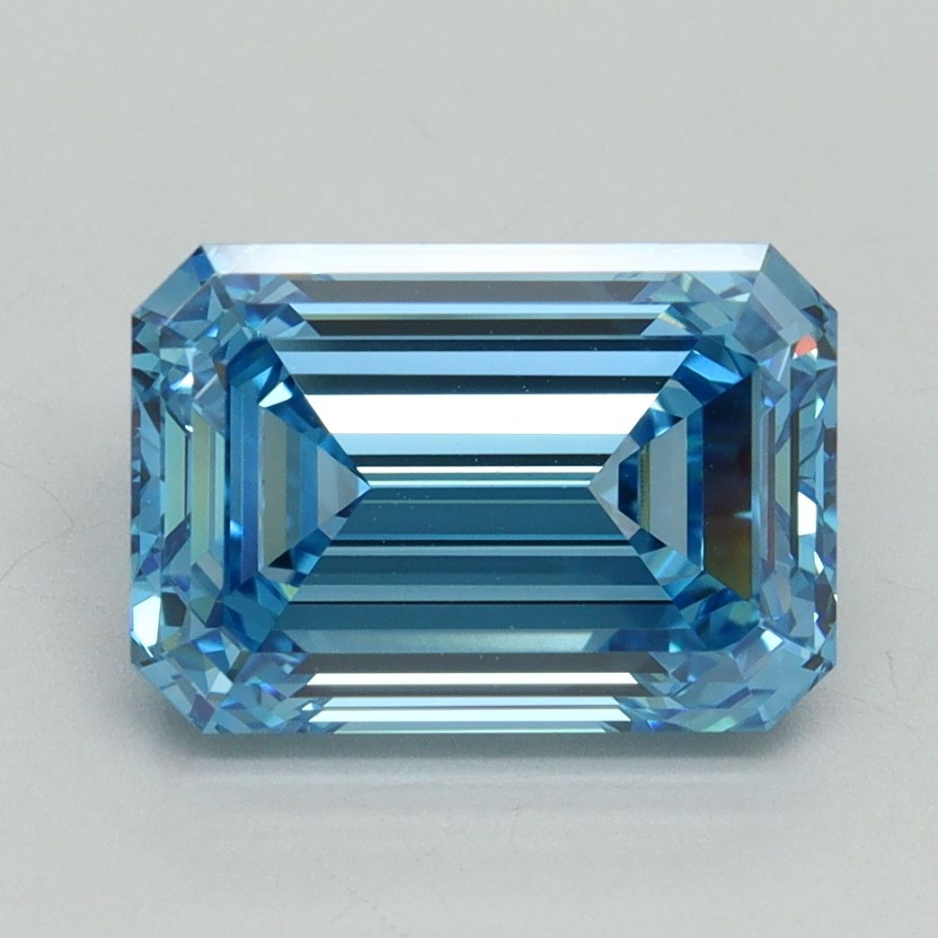 4.10 ct. emerald Lab Grown Diamond front image