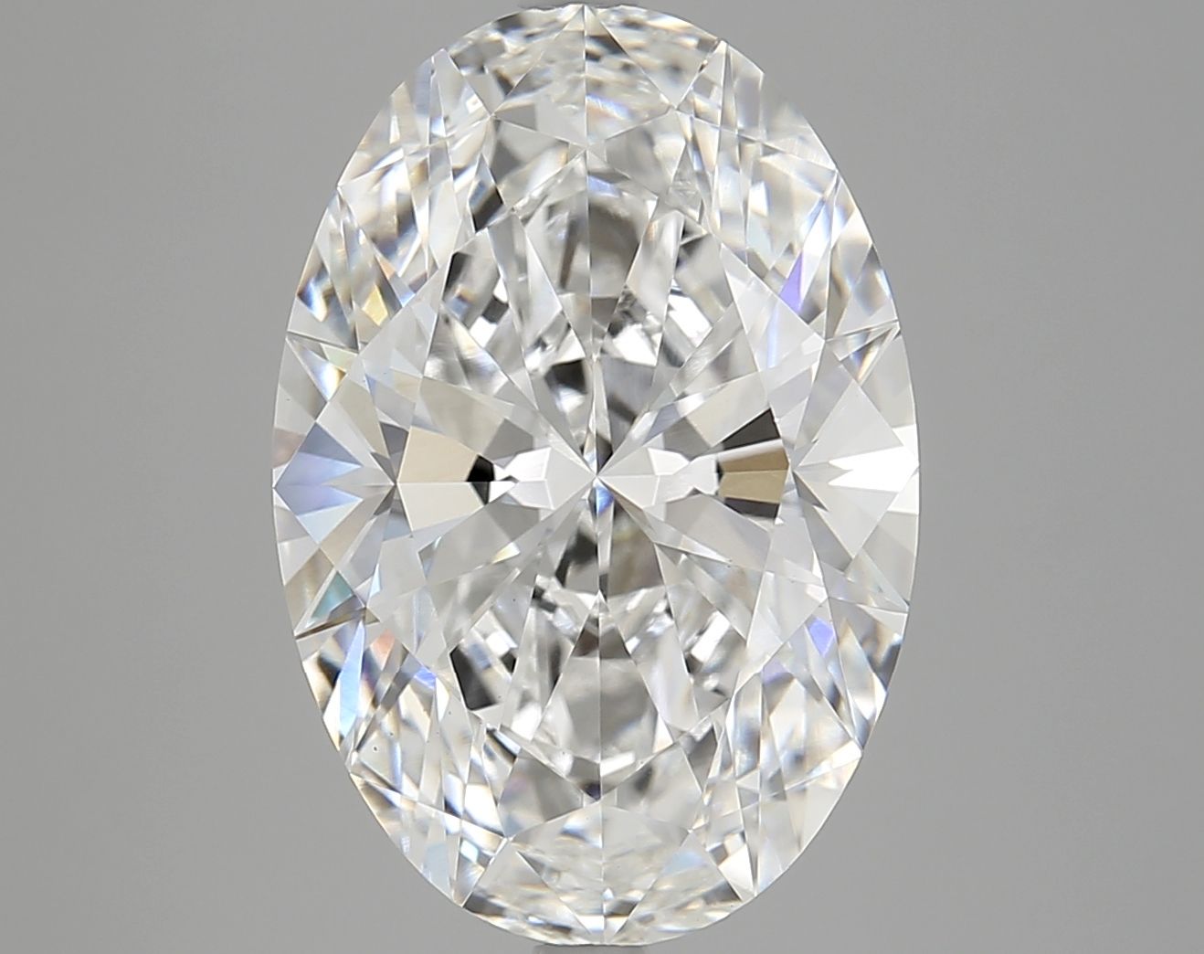 7.09 ct. oval Lab Grown Diamond front image