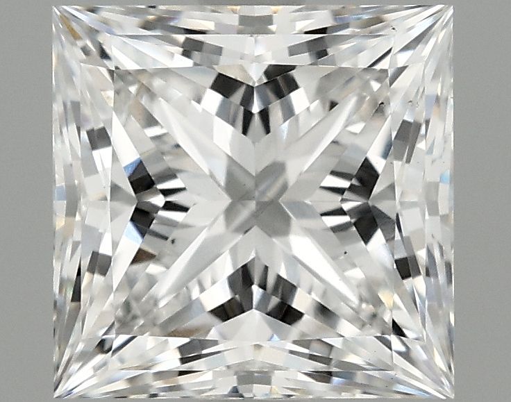 2.10 ct. princess Lab Grown Diamond front image
