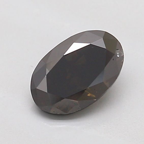 0.51ct Oval BLACK VS2