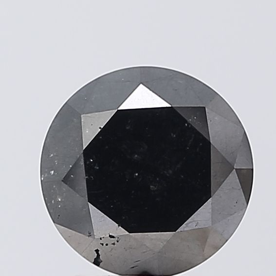 1.96 Carat Round Diamond Black VS2