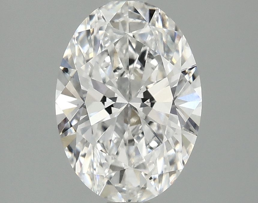 2.10 ct. oval Lab Grown Diamond front image
