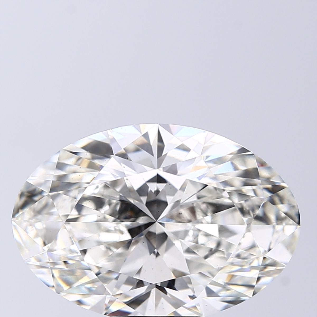 7.55 ct. oval Lab Grown Diamond front image