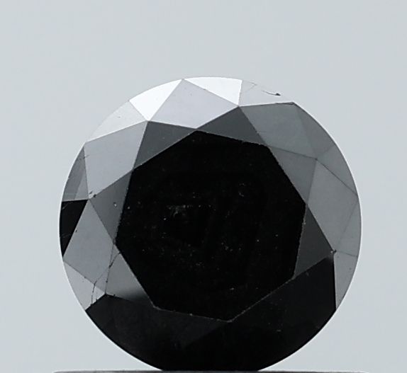 0.94 Carat Round Diamond Black VVS2