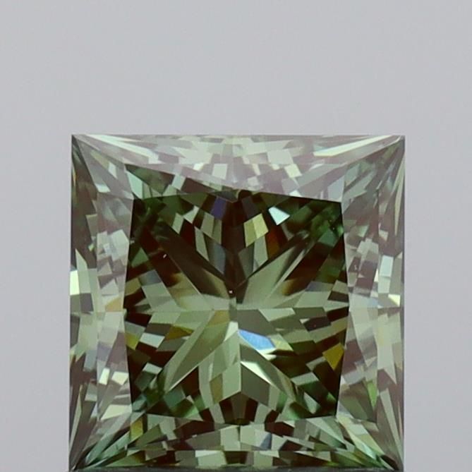 0.87 ct. princess Lab Grown Diamond front image