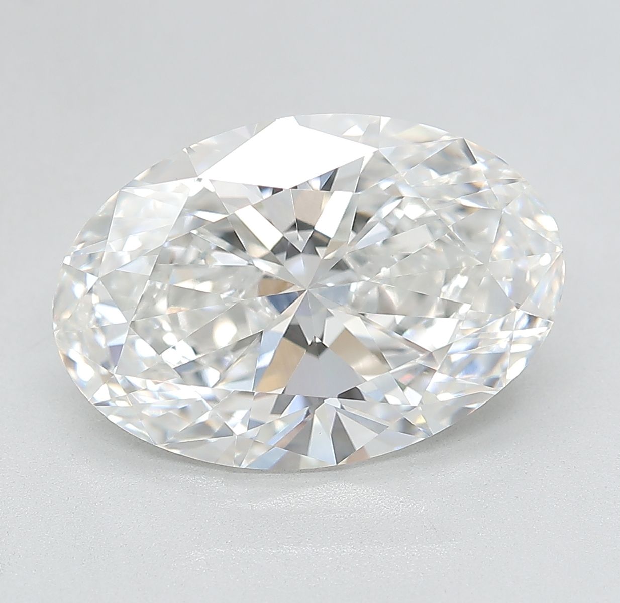 6.03 ct. oval Lab Grown Diamond front image