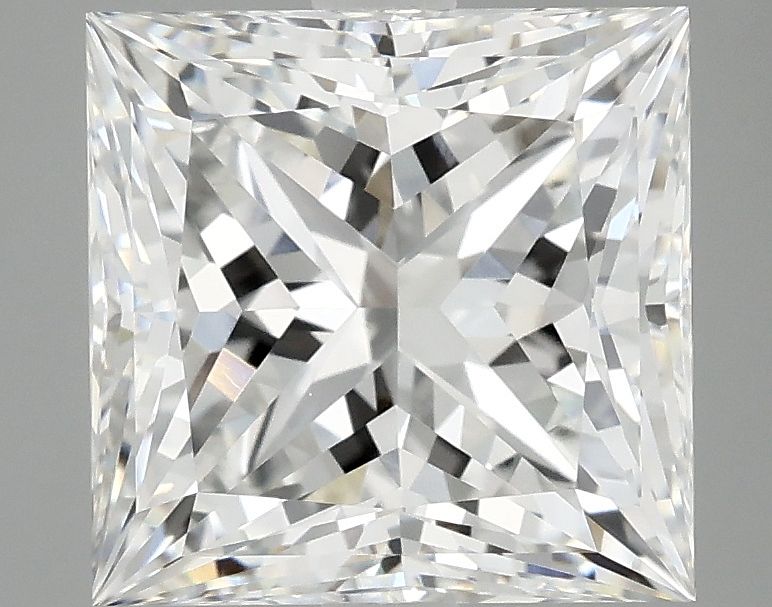 4.10 ct. princess Lab Grown Diamond front image