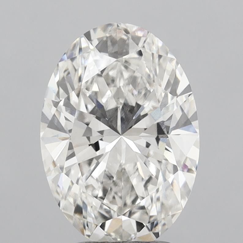 3.02 carat f VVS2 EX Cut IGI oval diamond