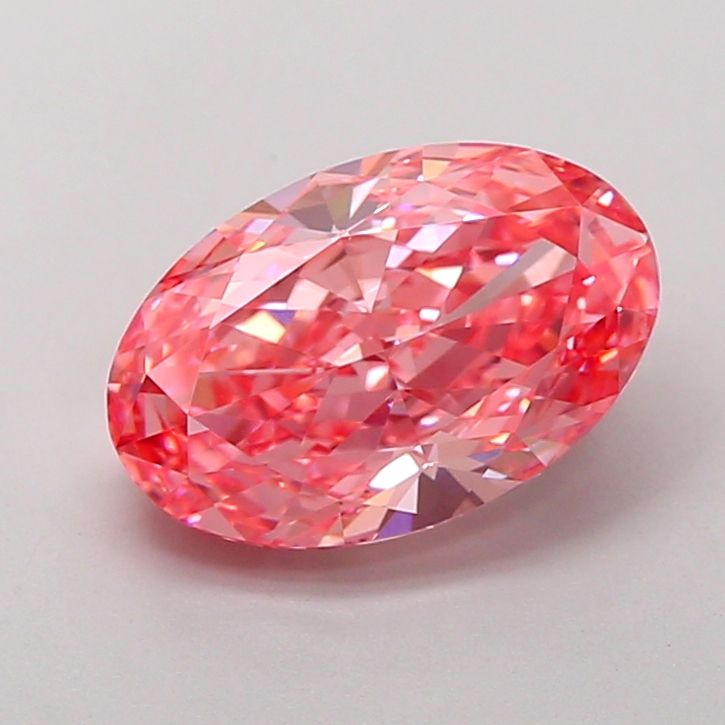 3.31 ct. oval Lab Grown Diamond front image