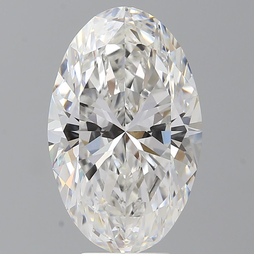7.02 ct. oval Lab Grown Diamond front image