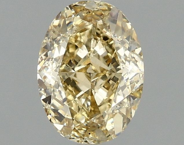 1.1 carat fancy intense yellow VS1 EX Cut IGI oval diamond