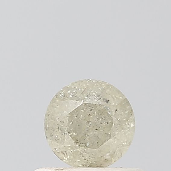 0.38 Carat Round Diamond Salt and Pepper VVS2