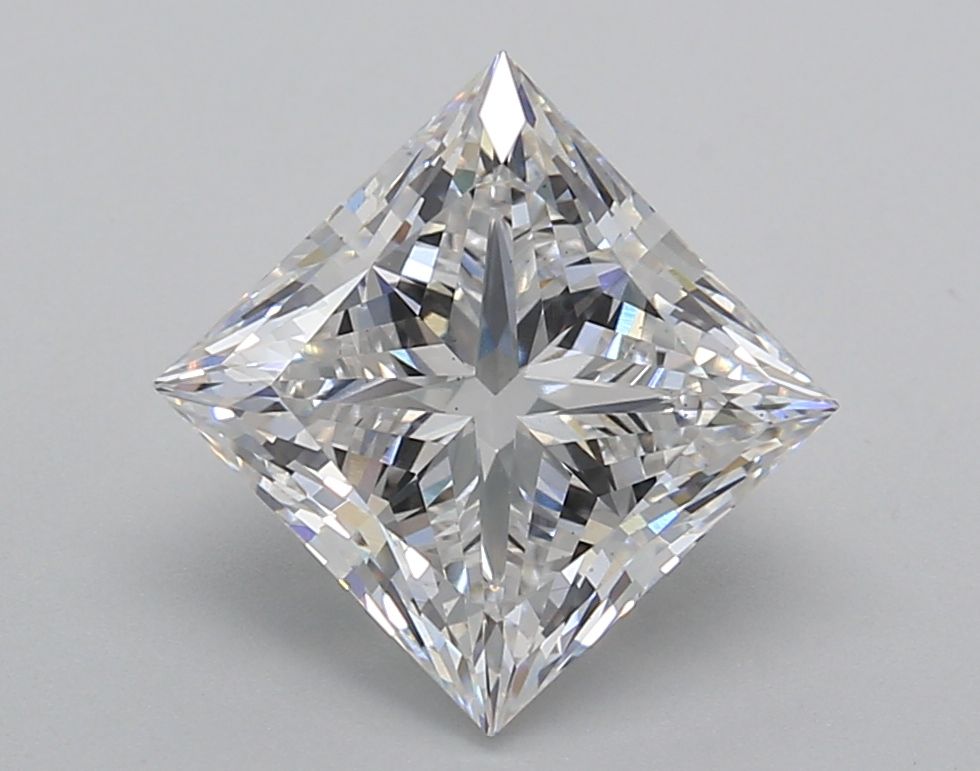 3.02 ct. princess Lab Grown Diamond front image