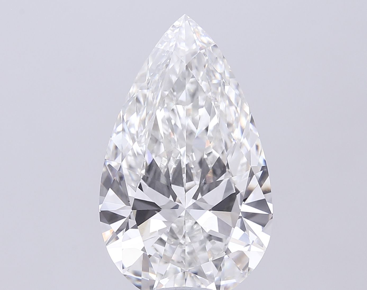 8.01 ct. pear Lab Grown Diamond front image