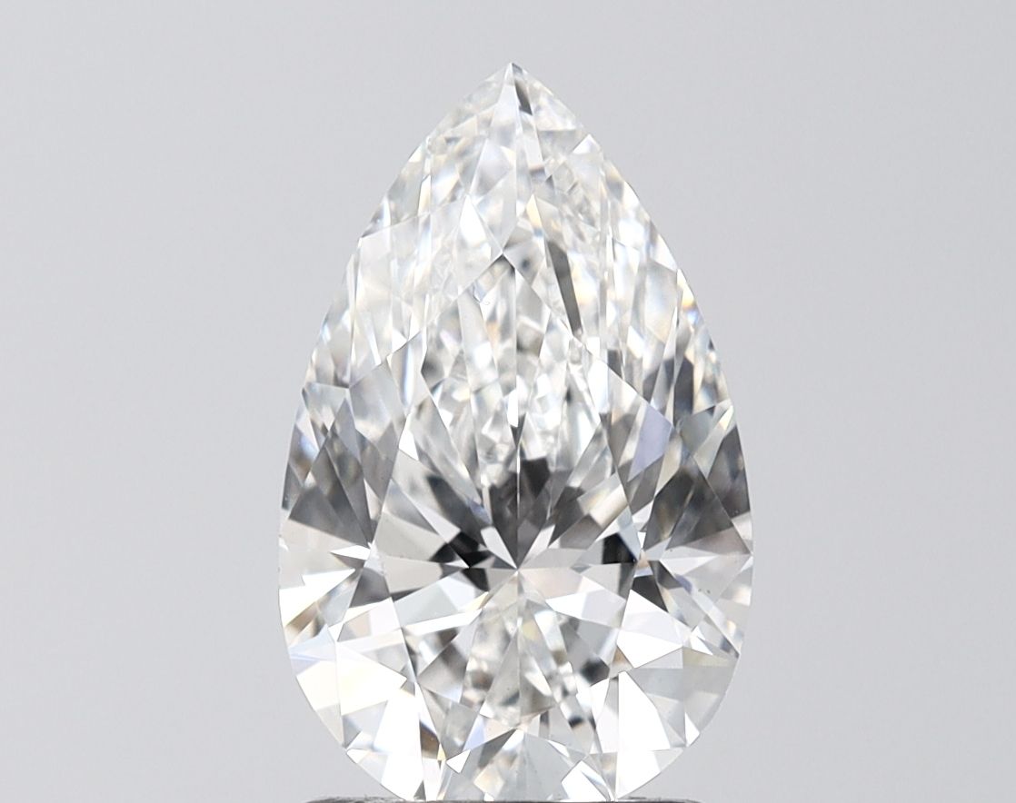 2.70 ct. pear Lab Grown Diamond front image