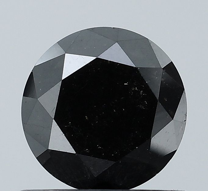 0.76 Carat Round Diamond Black VS2