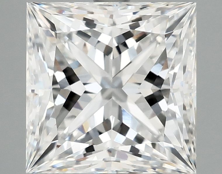 4.18 ct. princess Lab Grown Diamond front image
