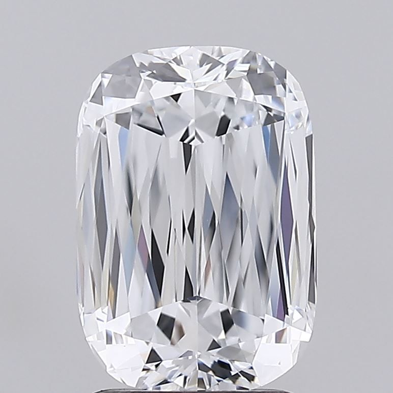 2.08 carat e VVS2 EX Cut IGI cushion diamond