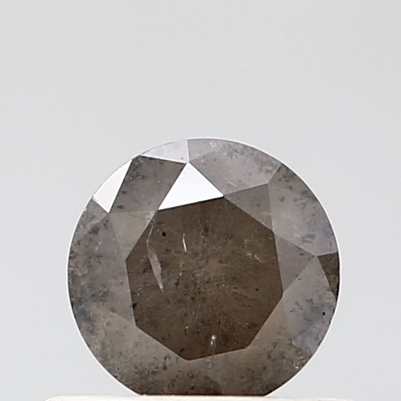 0.53 Carat Round Diamond Salt and Pepper VS1