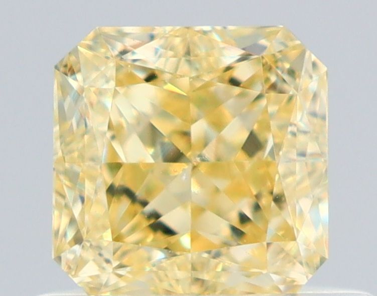 0.72 Carat Square Diamond Fancy Yellow VS1