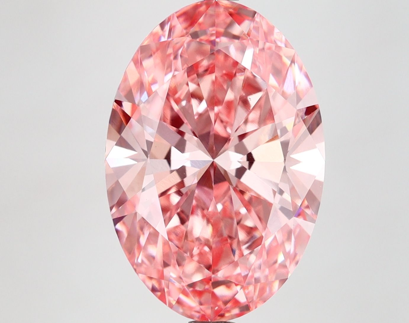 5.79 ct. oval Lab Grown Diamond front image