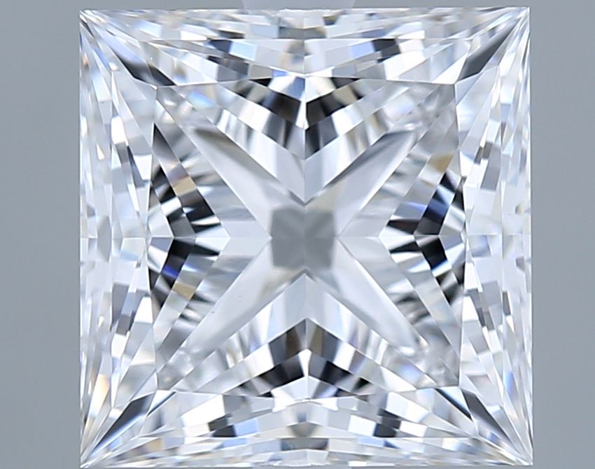 3.02 ct. princess Lab Grown Diamond front image
