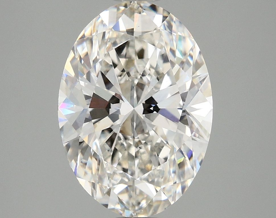 3.02 ct. oval Lab Grown Diamond front image