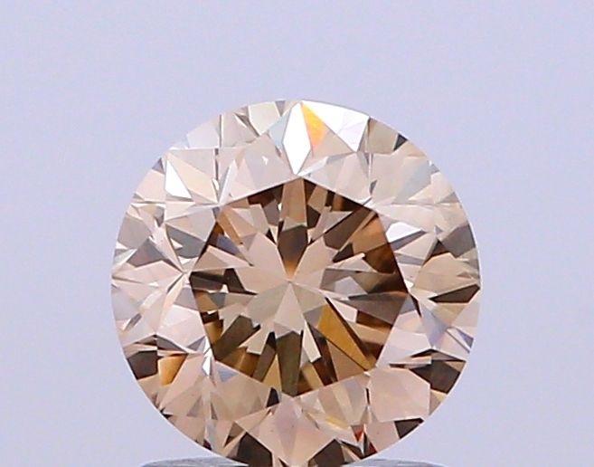 1.2 Carat Round Diamond Very Light Brown VVS2
