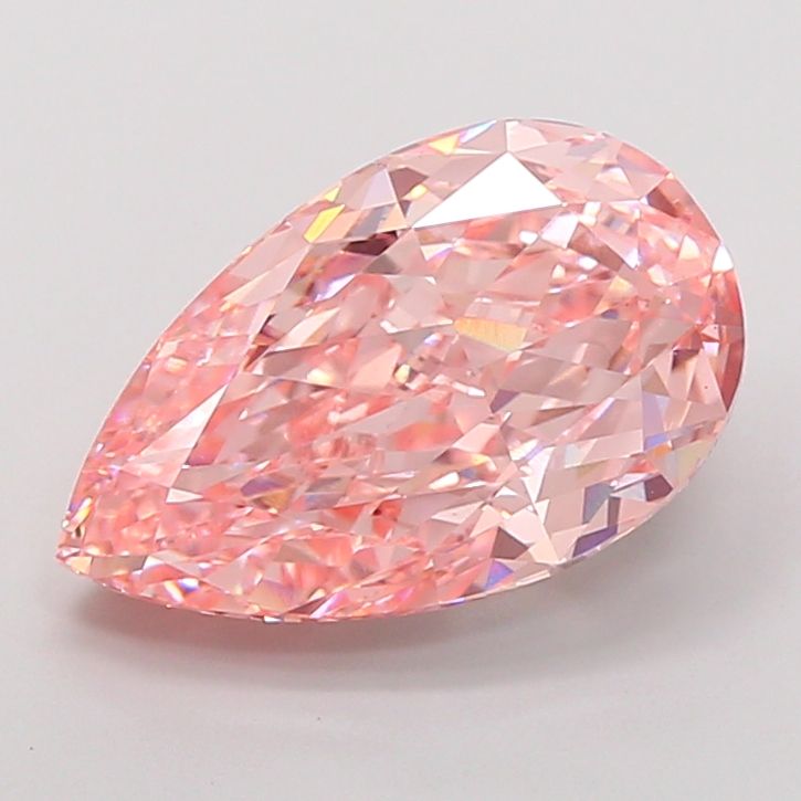 6.10 ct. pear Lab Grown Diamond front image
