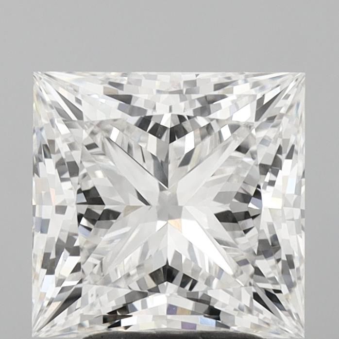 3.37 carat f VVS2 EX Cut IGI princess diamond