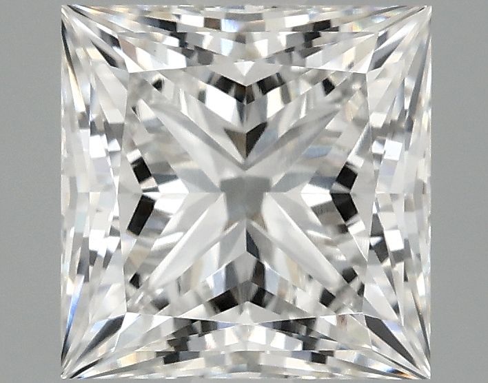 2.10 ct. princess Lab Grown Diamond front image