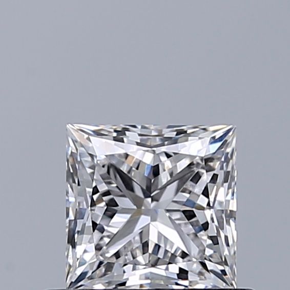 0.66 ct. princess Lab Grown Diamond front image