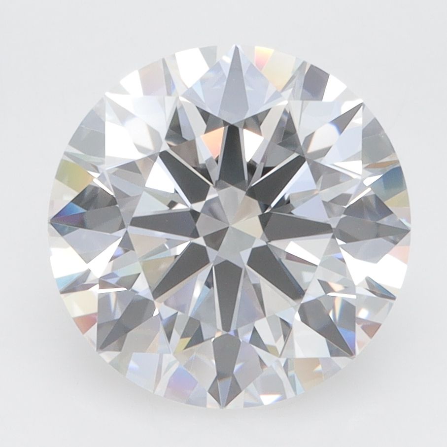 Diament LG okrągły, 3.77 ct, D, IF, szlif EX