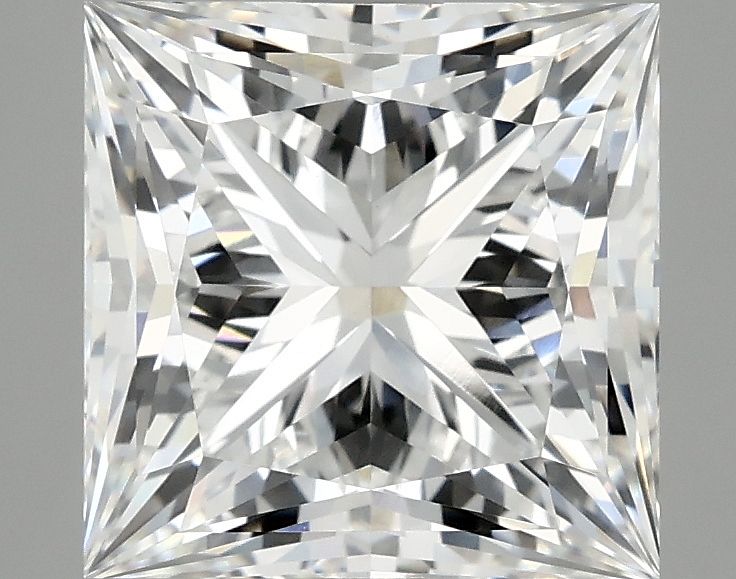 4.10 ct. princess Lab Grown Diamond front image