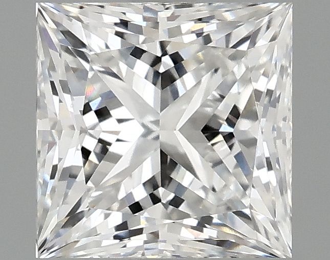 2.10 ct. princess Lab Grown Diamond front image