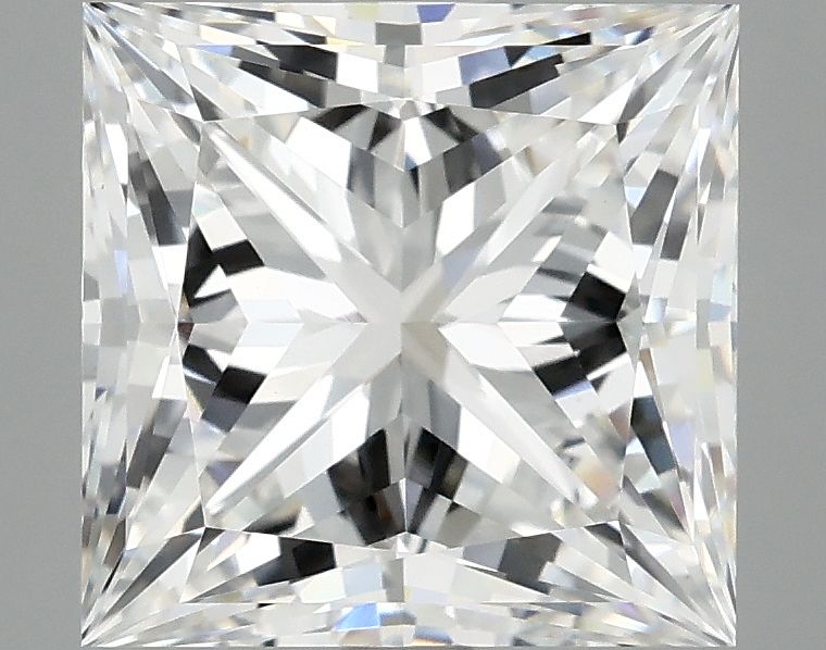 4.10 ct. princess Lab Grown Diamond front image