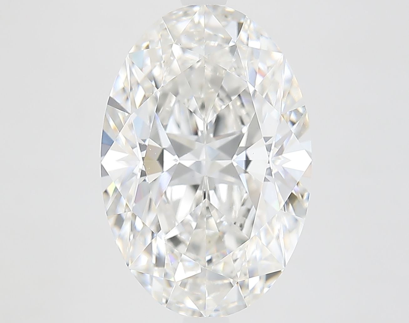 5.85 ct. oval Lab Grown Diamond front image